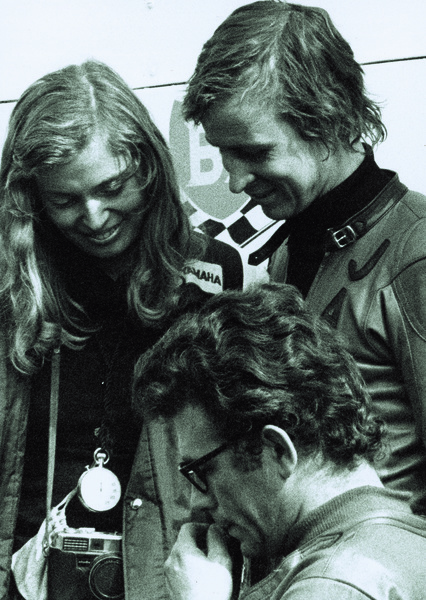 1972 Road Racing GP250 Saarinen Soili & Jarno FIN Pasolini Renzo ITA portraits