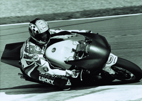 1995 Road Racing test Schwantz Kevin USA Suzuki prototype circuit of Jerez Spain