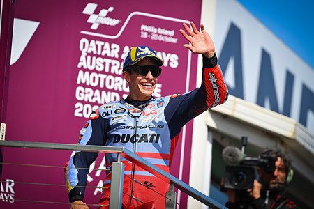 Marc Marquez SPA 
Gresini Racing MotoGP 
Ducati
MotoGP

 GP Australia 2024 (Circuit Phillip Island) 18-20.10.2024 
photo: Lukasz Swiderek  
www.photoPSP.com  
@photopsp_lukasz_swiderek 