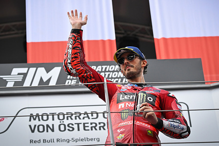 Francesco Bagnaia ITA 
Ducati Lenovo Team 
Ducati 
MotoGP

 GP Austria 2024 (Circuit RedBull Ring) 16-18.08.2024 
photo: Lukasz Swiderek  
www.photoPSP.com  
@photopsp_lukasz_swiderek 