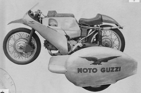 1955 World Record B1/B2 350cc Long distance and Period records Anderson Fergus Lomas Bill Moto Guzzi 100 miles 1h01m35s 157 km/h